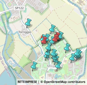 Mappa Residenza Salici, 20080 Basiglio MI, Italia (0.4)