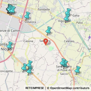 Mappa Via della Resistenza, 35020 Saonara PD, Italia (3.6795)