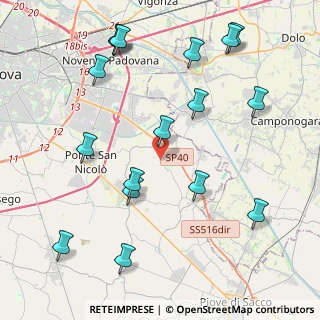 Mappa Via della Resistenza, 35020 Saonara PD, Italia (4.96412)