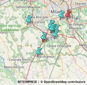 Mappa Viale Longarone, 20080 Zibido San Giacomo MI, Italia (5.72182)