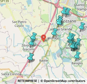 Mappa Viale Longarone, 20080 Zibido San Giacomo MI, Italia (2.3395)