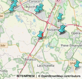 Mappa Viale Longarone, 20080 Zibido San Giacomo MI, Italia (6.64)