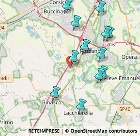 Mappa Viale Longarone, 20080 Zibido San Giacomo MI, Italia (3.89308)