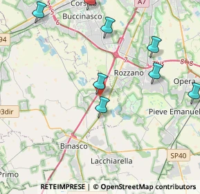 Mappa Viale Longarone, 20080 Zibido San Giacomo MI, Italia (5.85909)