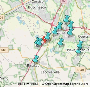 Mappa Viale Longarone, 20080 Zibido San Giacomo MI, Italia (3.365)