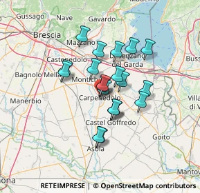 Mappa Via Cesare Deretti, 25013 Carpenedolo BS, Italia (9.8785)