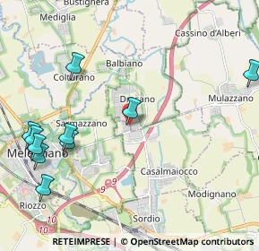 Mappa Via Verona, 26831 Dresano MI, Italia (2.79545)