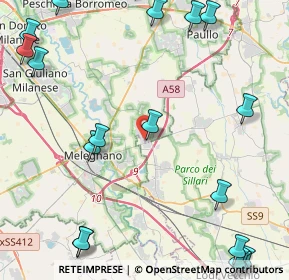 Mappa Via Verona, 26831 Dresano MI, Italia (6.601)