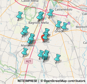 Mappa Q.re I° maggio, 25024 Leno BS, Italia (6.407)