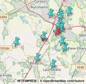 Mappa Via Castoldi, 20080 Zibido San Giacomo MI, Italia (3.846)