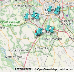 Mappa Via Castoldi, 20080 Zibido San Giacomo MI, Italia (6.06727)