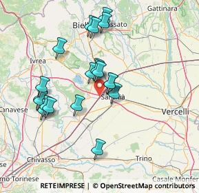 Mappa A4 Torino-Trieste, 13040 Santhià VC, Italia (13.4635)