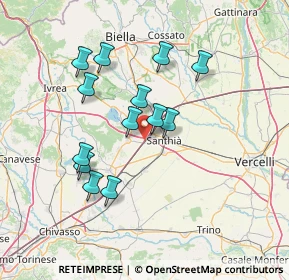 Mappa A4 Torino-Trieste, 13040 Santhià VC, Italia (12.79077)