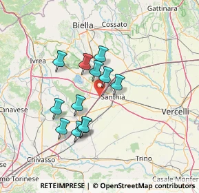 Mappa A4 Torino-Trieste, 13040 Santhià VC, Italia (11.2225)