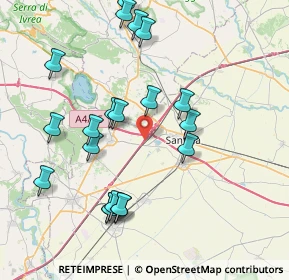 Mappa A4 Torino-Trieste, 13040 Santhià VC, Italia (8.3065)