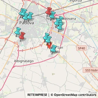 Mappa 35020 Ponte San Nicolò PD, Italia (4.53)