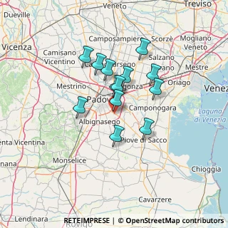 Mappa 35020 Ponte San Nicolò PD, Italia (10.37154)