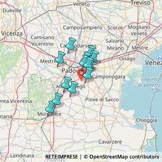 Mappa 35020 Ponte San Nicolò PD, Italia (8.84077)