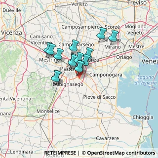 Mappa 35020 Ponte San Nicolò PD, Italia (9.77133)