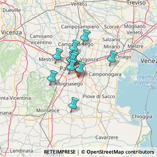 Mappa 35020 Ponte San Nicolò PD, Italia (9.44545)