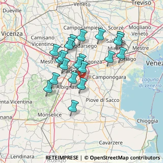 Mappa 35020 Ponte San Nicolò PD, Italia (12.111)