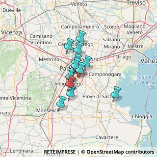 Mappa 35020 Ponte San Nicolò PD, Italia (8.56923)