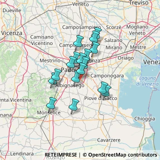 Mappa 35020 Ponte San Nicolò PD, Italia (10.06882)