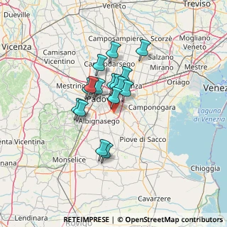 Mappa 35020 Ponte San Nicolò PD, Italia (9.56438)