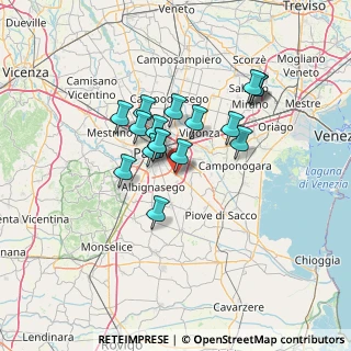 Mappa 35020 Ponte San Nicolò PD, Italia (10.69176)