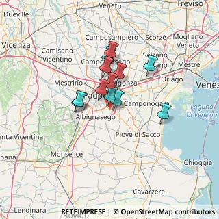 Mappa 35020 Ponte San Nicolò PD, Italia (9.23417)