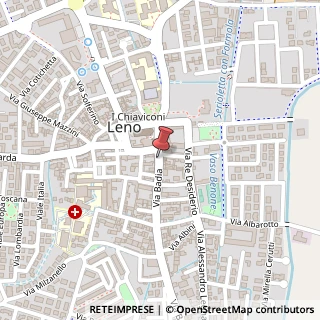 Mappa Via Badia, 20, 25024 Leno, Brescia (Lombardia)