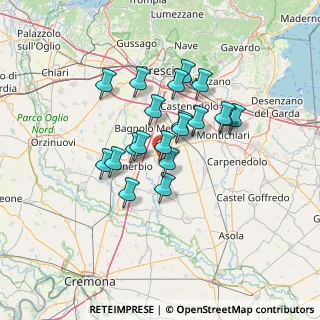 Mappa Via Roma, 25024 Leno BS, Italia (10.511)