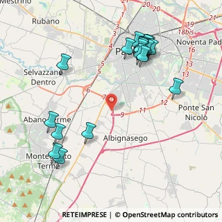 Mappa Vicolo Rosa Luxemburg, 35020 Albignasego PD, Italia (4.7045)