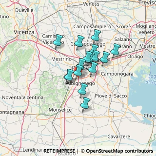 Mappa Vicolo Rosa Luxemburg, 35020 Albignasego PD, Italia (9.28313)