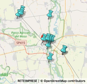 Mappa Via Angelo Bacchetta, 26013 Crema CR, Italia (3.27167)