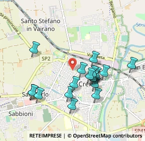 Mappa Via Angelo Bacchetta, 26013 Crema CR, Italia (0.892)