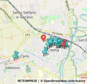 Mappa Via Angelo Bacchetta, 26013 Crema CR, Italia (0.70091)