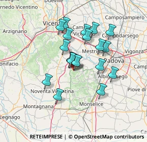 Mappa Via Palazzina, 35030 Rovolon PD, Italia (11.034)