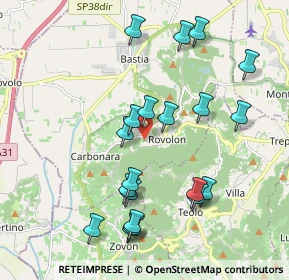 Mappa Via Palazzina, 35030 Rovolon PD, Italia (2.0385)