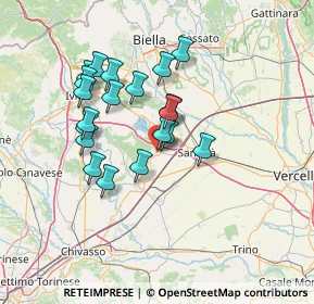 Mappa Piazza G. Ballario, 13040 Alice Castello VC, Italia (12.099)