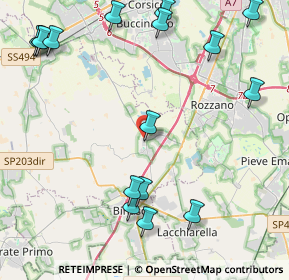 Mappa Via Wolfgang Amadeus Mozart, 20080 Zibido San Giacomo MI, Italia (5.52375)