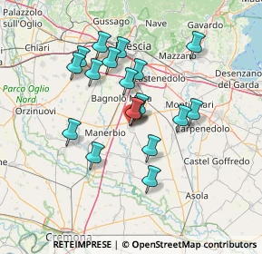 Mappa Via Ermengarda, 25024 Leno BS, Italia (11.98889)