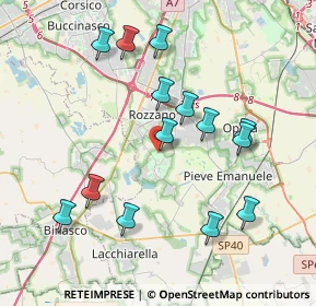 Mappa Residenza Acacie, 20080 Basiglio MI, Italia (3.91571)