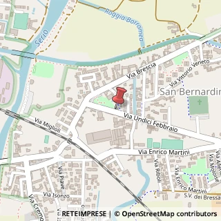 Mappa Via XI Febbraio, 26013 Crema CR, Italia, 26013 Crema, Cremona (Lombardia)