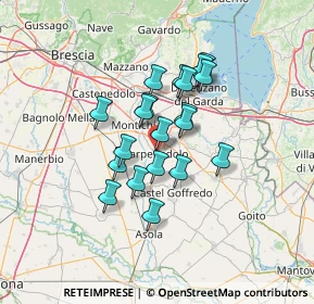 Mappa Via Isonzo, 25013 Carpenedolo BS, Italia (10.051)