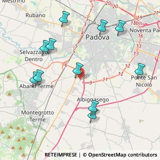 Mappa Via S. Bellino, 35020 Albignasego PD, Italia (4.73545)