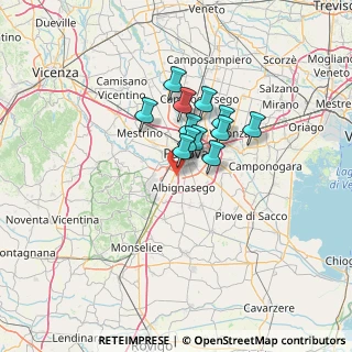Mappa Via S. Bellino, 35020 Albignasego PD, Italia (8.575)