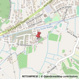 Mappa Via Sant'Antonio,  34, 35037 Teolo, Padova (Veneto)