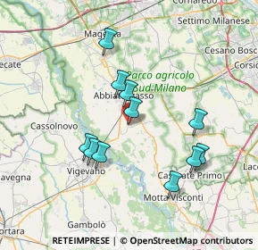 Mappa Piazza Vittorio Veneto, 20080 Ozzero MI, Italia (6.58909)