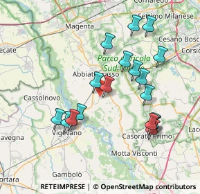 Mappa Via Giacomo Matteotti, 20080 Ozzero MI, Italia (7.36389)